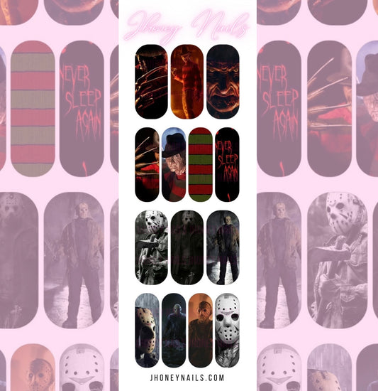 Freddy Vs Jason Water Decal