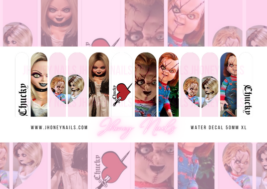 Chucky & Tiffany Water Decal