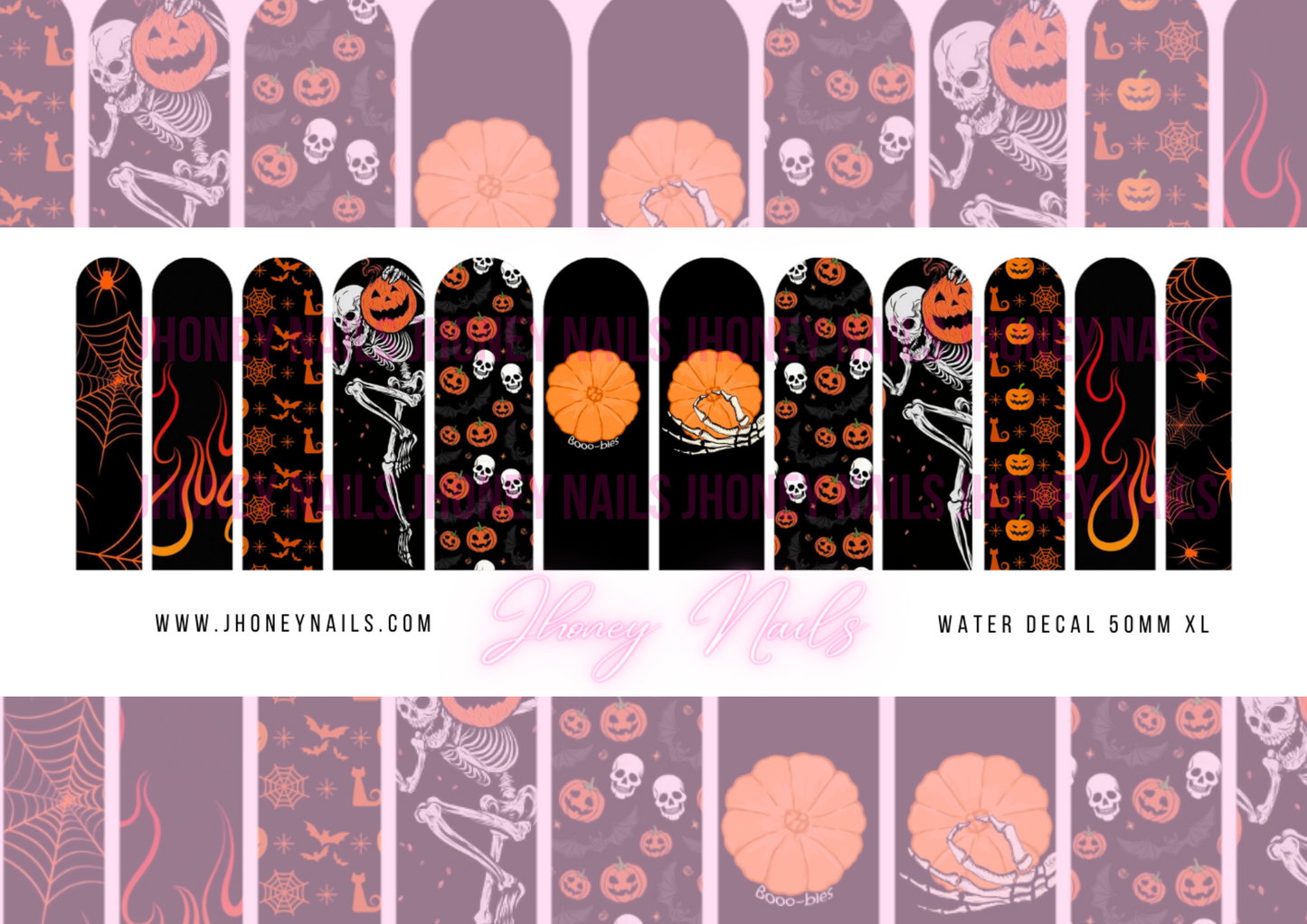 Booobbies & Bonez Water Decal