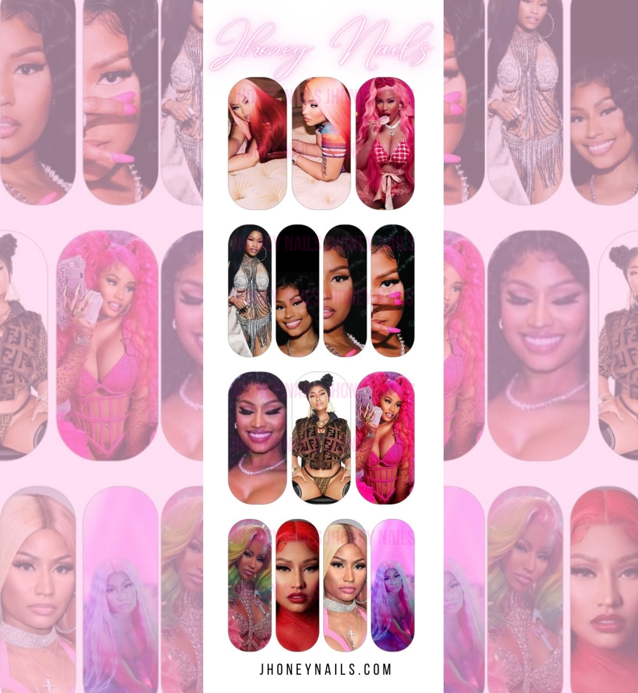 Nicki Minaj Water Decal